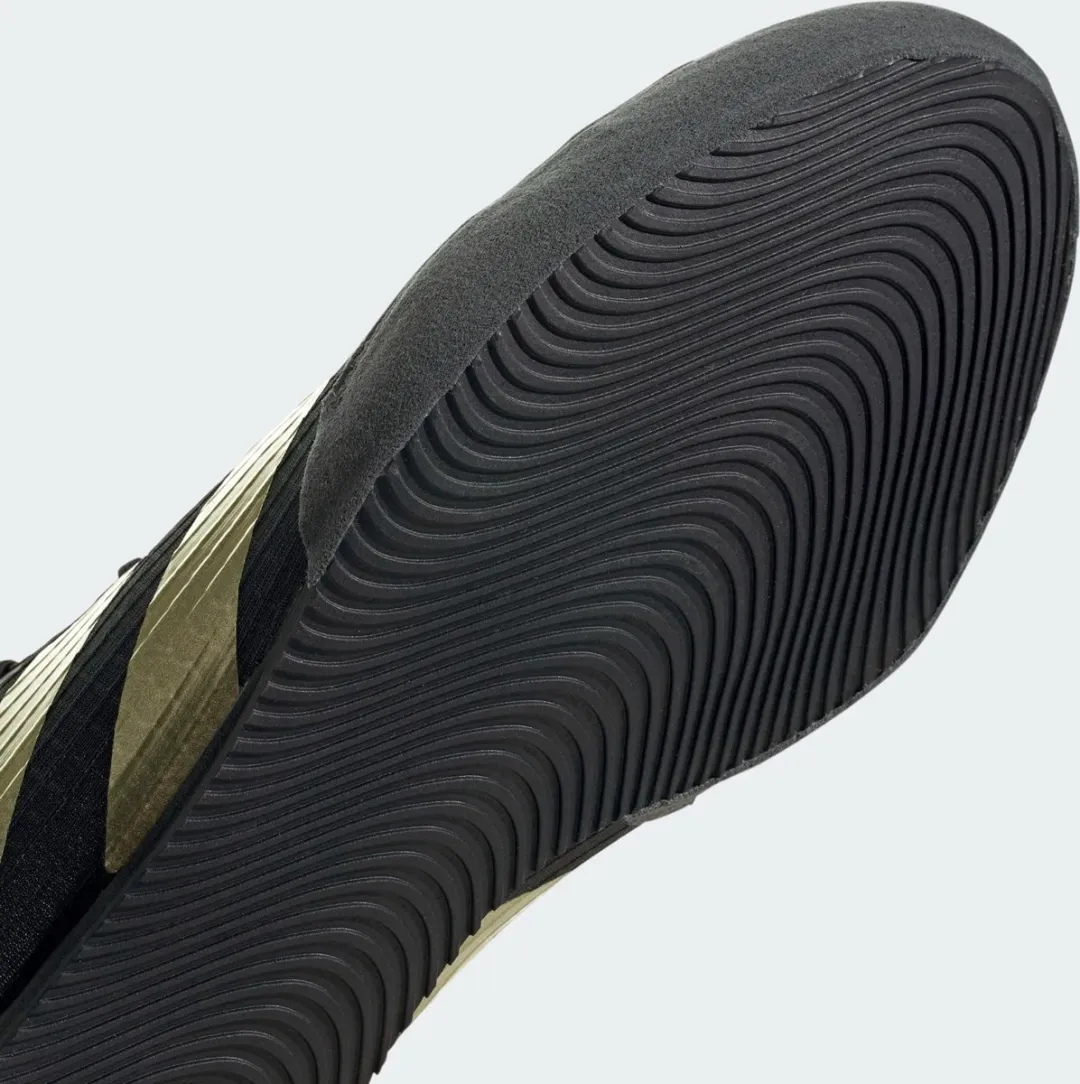 adidas Box Hog 4 Boksschoenen 44 - Zwart/Goud - afbeelding 3 van 6