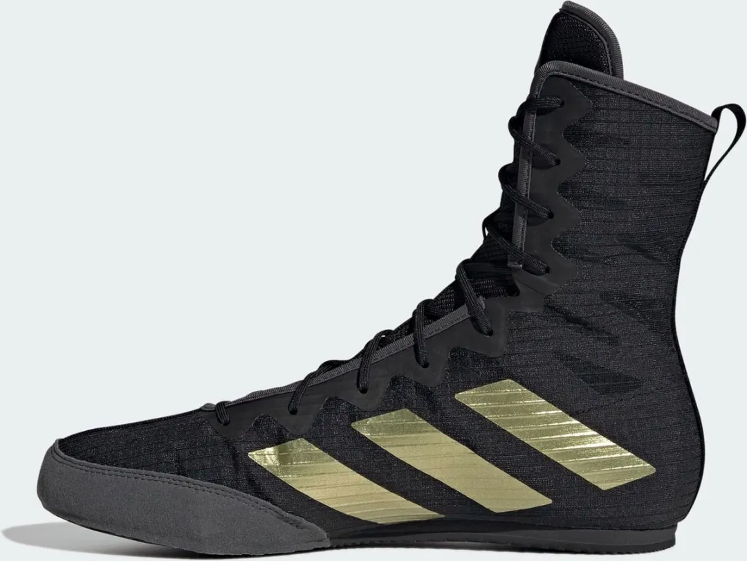 adidas Box Hog 4 Boksschoenen 44 - Zwart/Goud - afbeelding 5 van 6