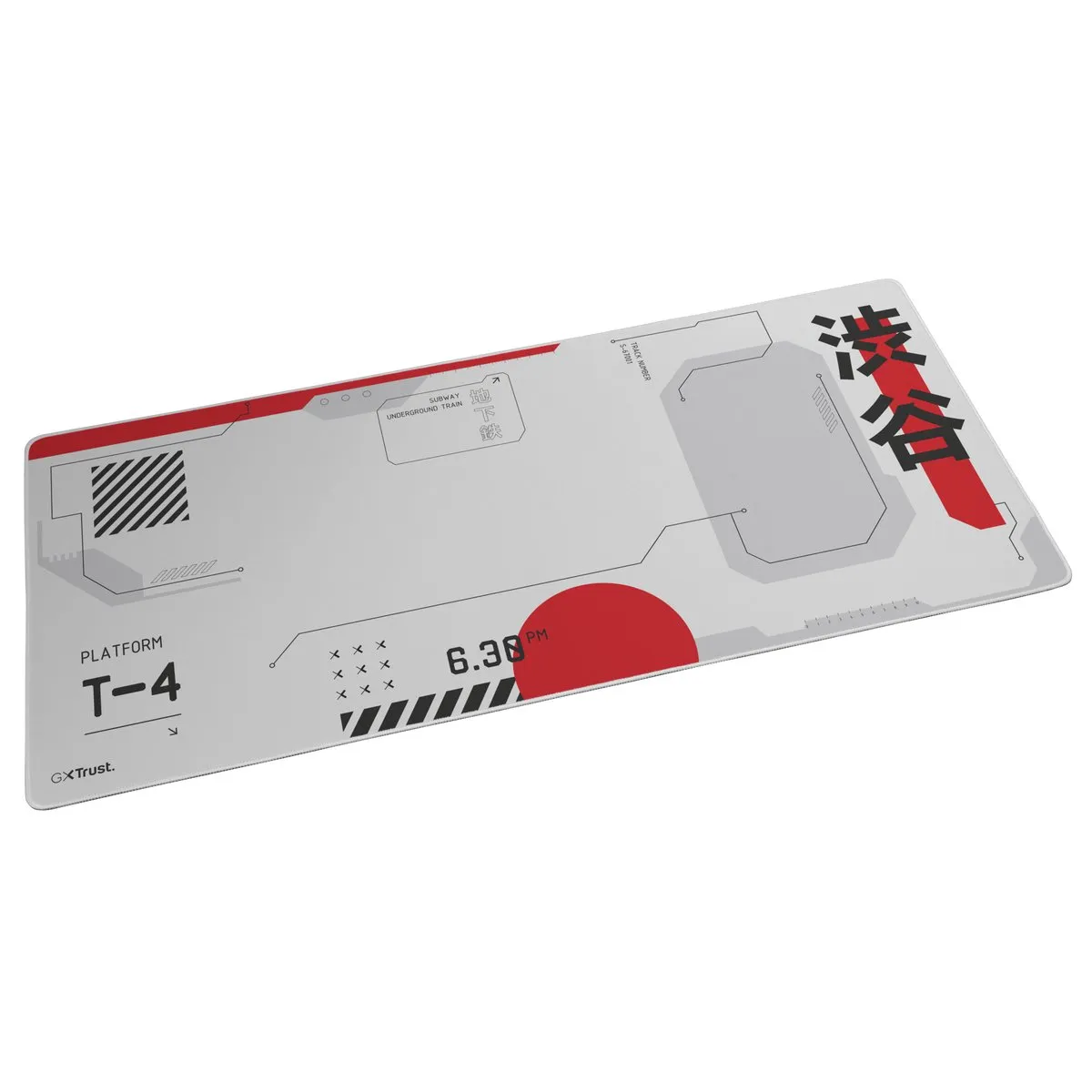 Trust GXT 759 XXL Gaming Muismat 90x40cm - Wit/Rood