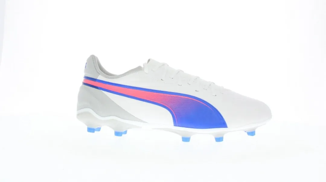 PUMA King Match FG Voetbalschoen - Wit