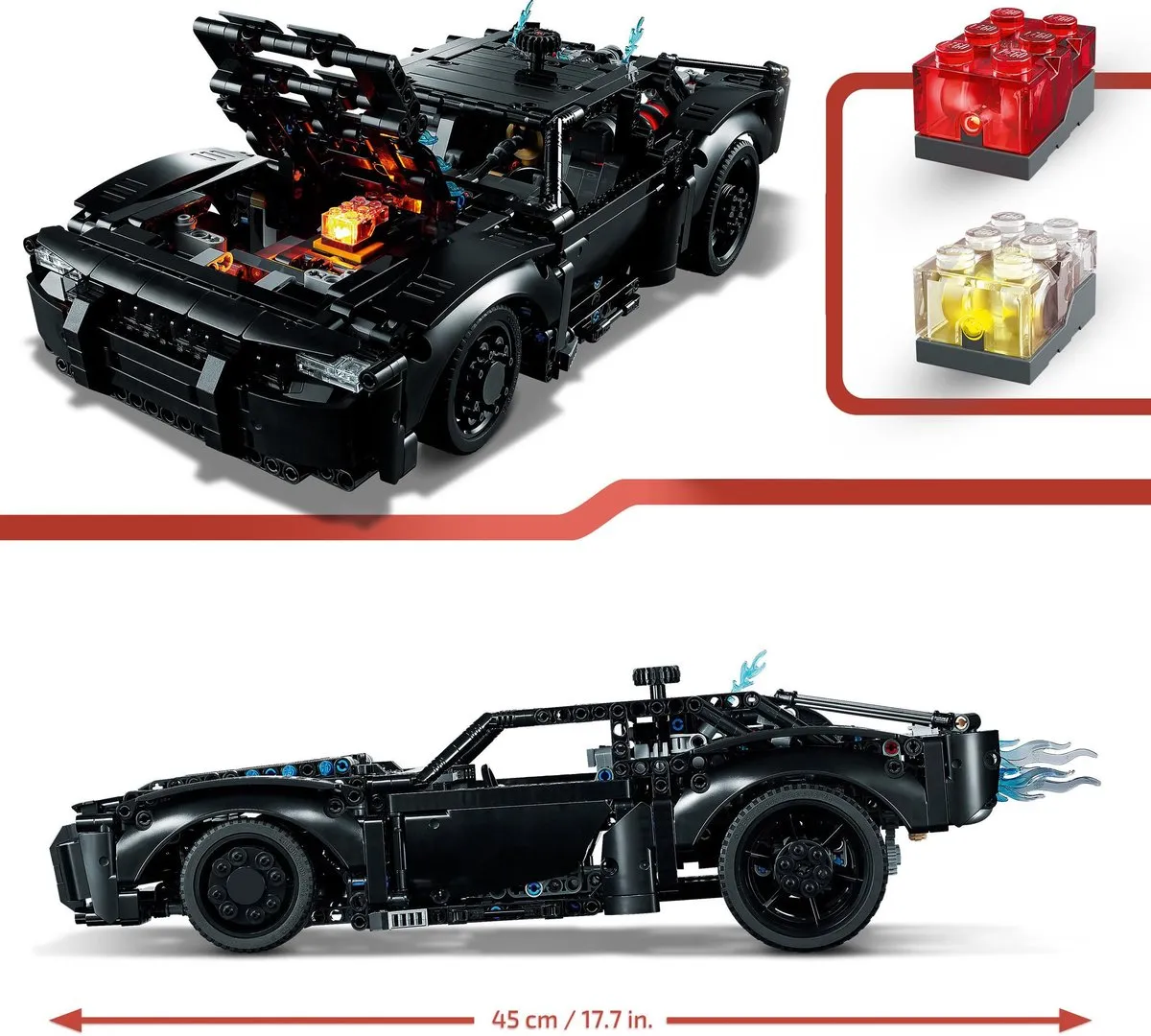 LEGO Technic Batman Batmobile 42127 - 1360 Stukken - Meerkleurig