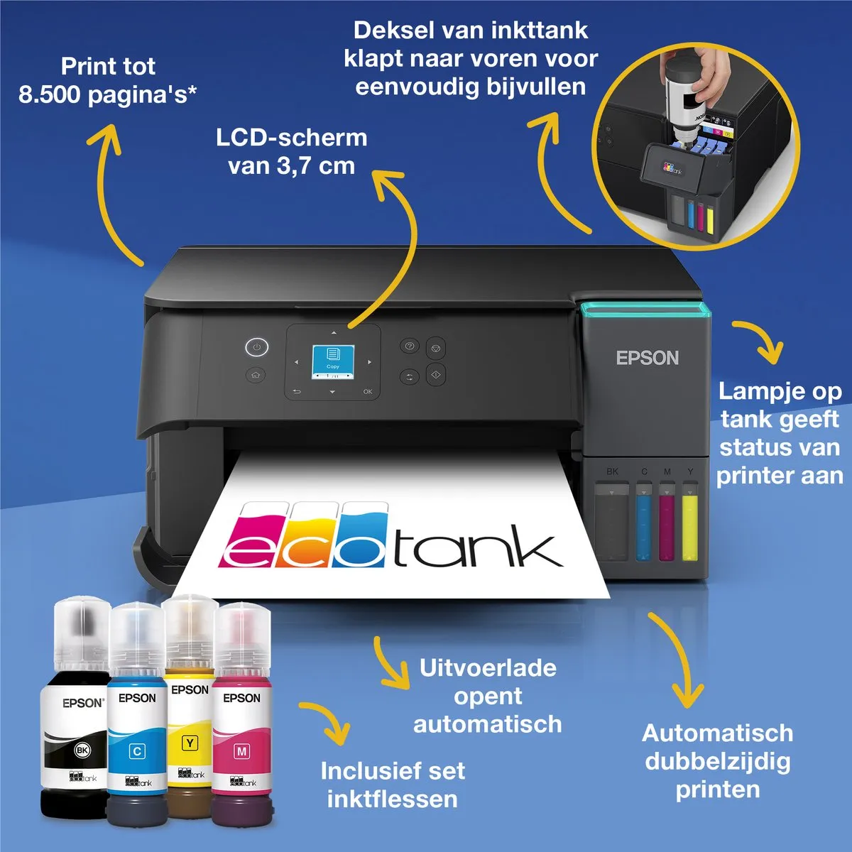 Epson EcoTank ET-2950 All-in-One Printer - Zwart