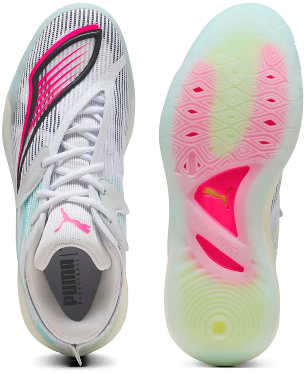 PUMA All-Pro Nitro 2 Basketbalschoenen 41 - Wit
