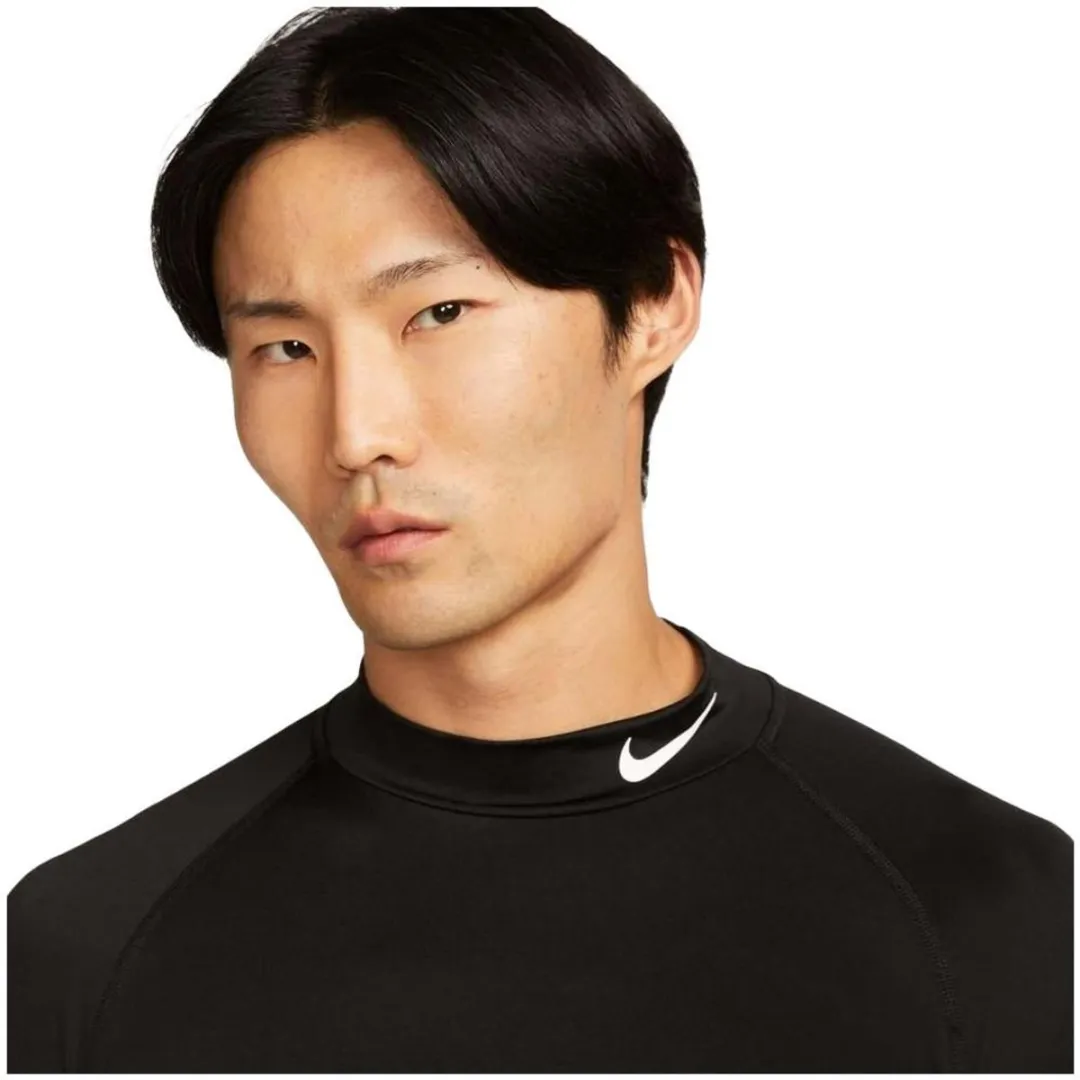 Nike Pro Dri-FIT Mock LS Shirt FB7908-010 - XL - Zwart - afbeelding 6 van 6