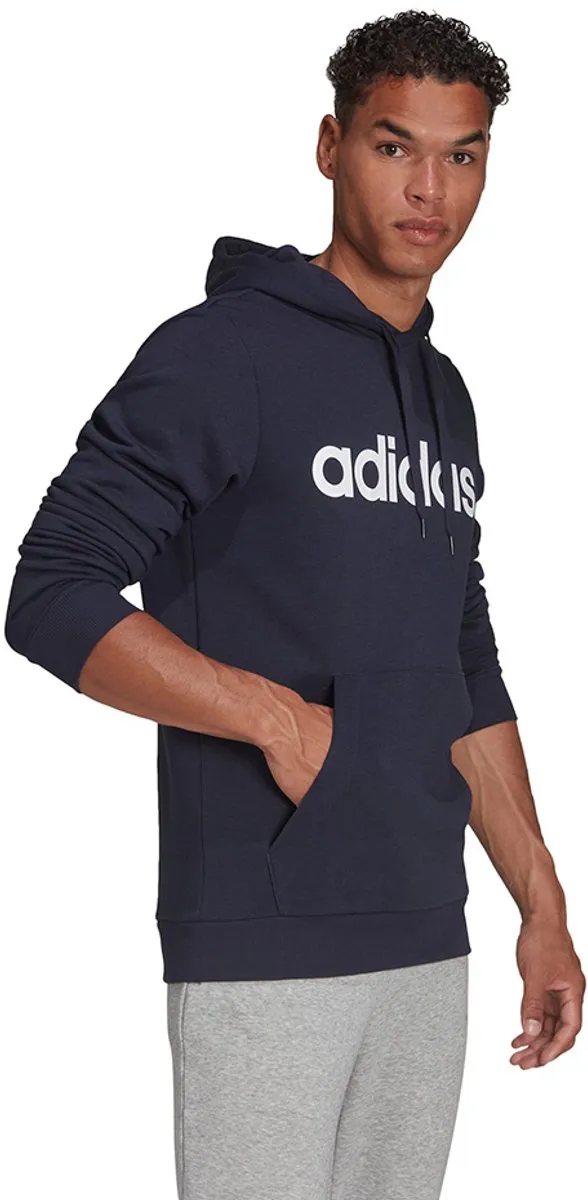 adidas Essentials Linear Sporttrui Heren - Donkerblauw S