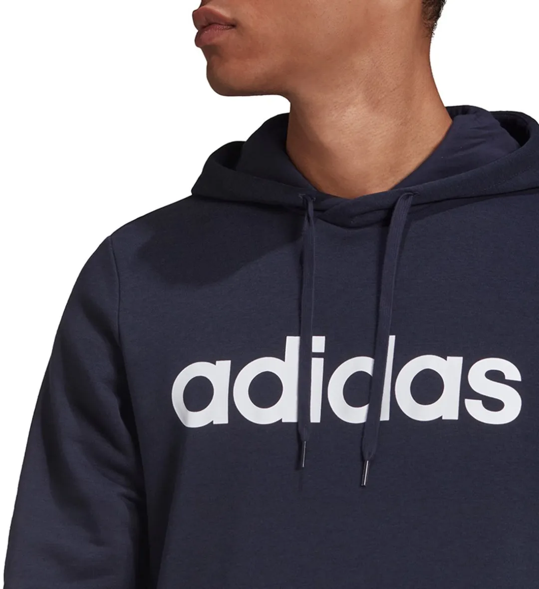 adidas Essentials Linear Sporttrui Heren - Donkerblauw S