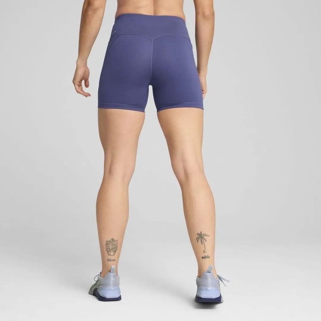 PUMA Cloudspun HW 5 Tight Sho Trainingslegging Dames - S - Blauw