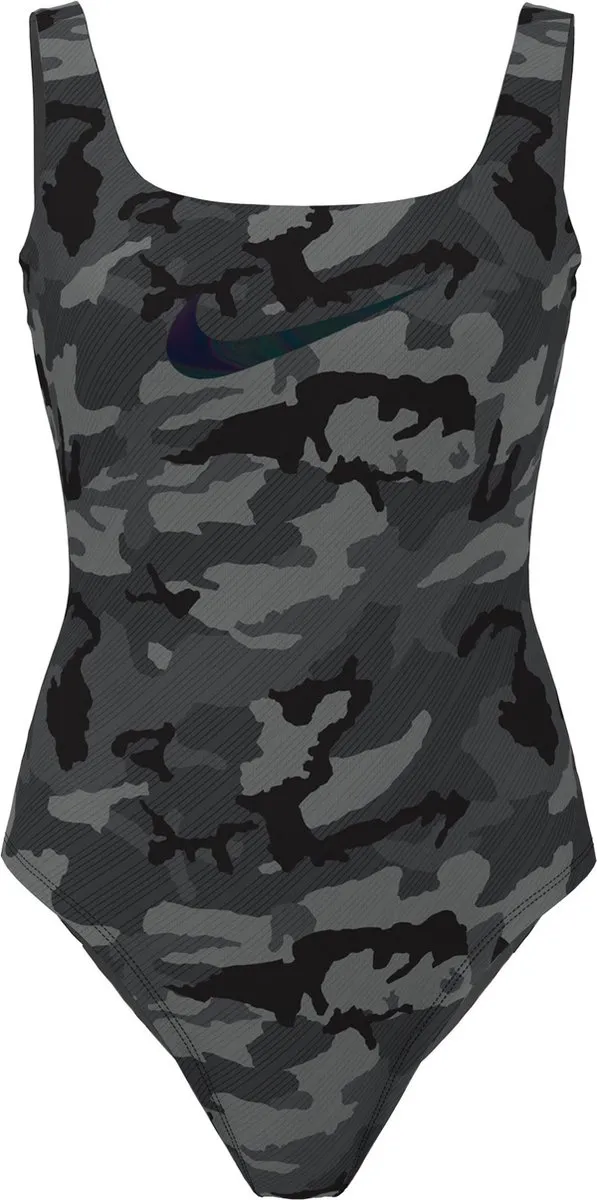 Nike Swim Night Camo Badeanzug XS - Black Camo