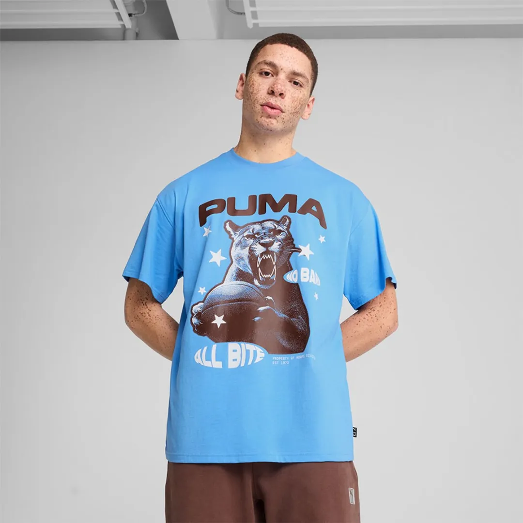 PUMA All Bite T-shirt - Blauw L
