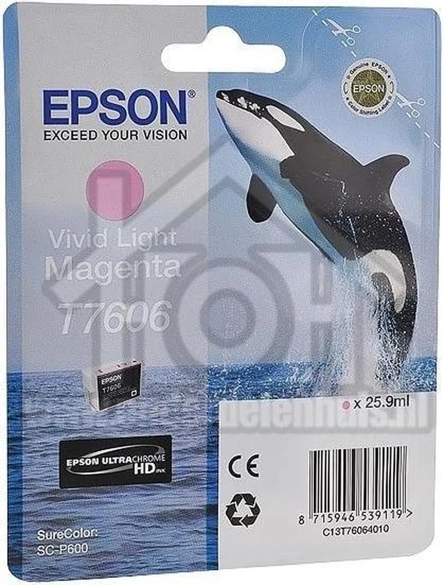 Epson T7606XL Inktcartridge Magenta - 2800 pagina's