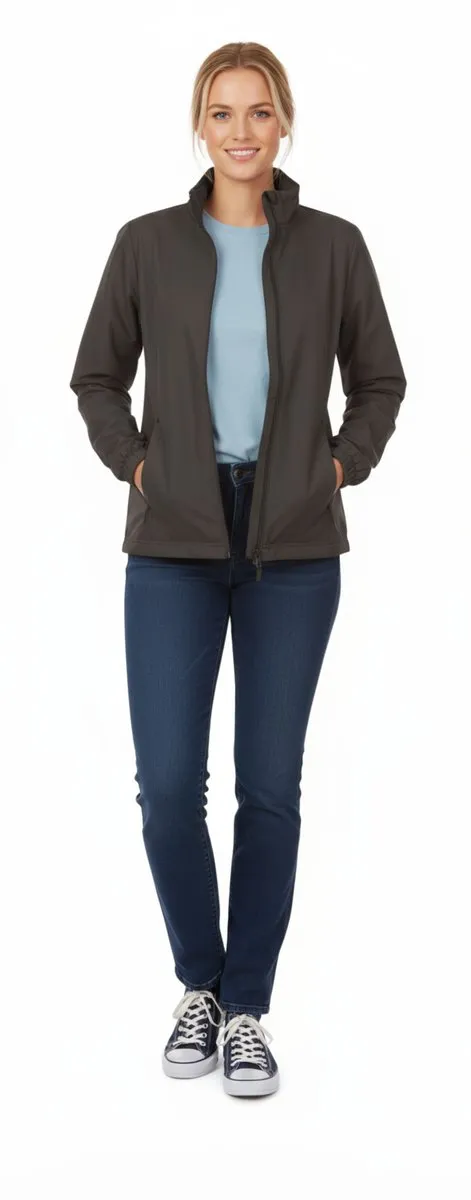 RedParrot Dames Windbreaker Regenjas - Grijs - S