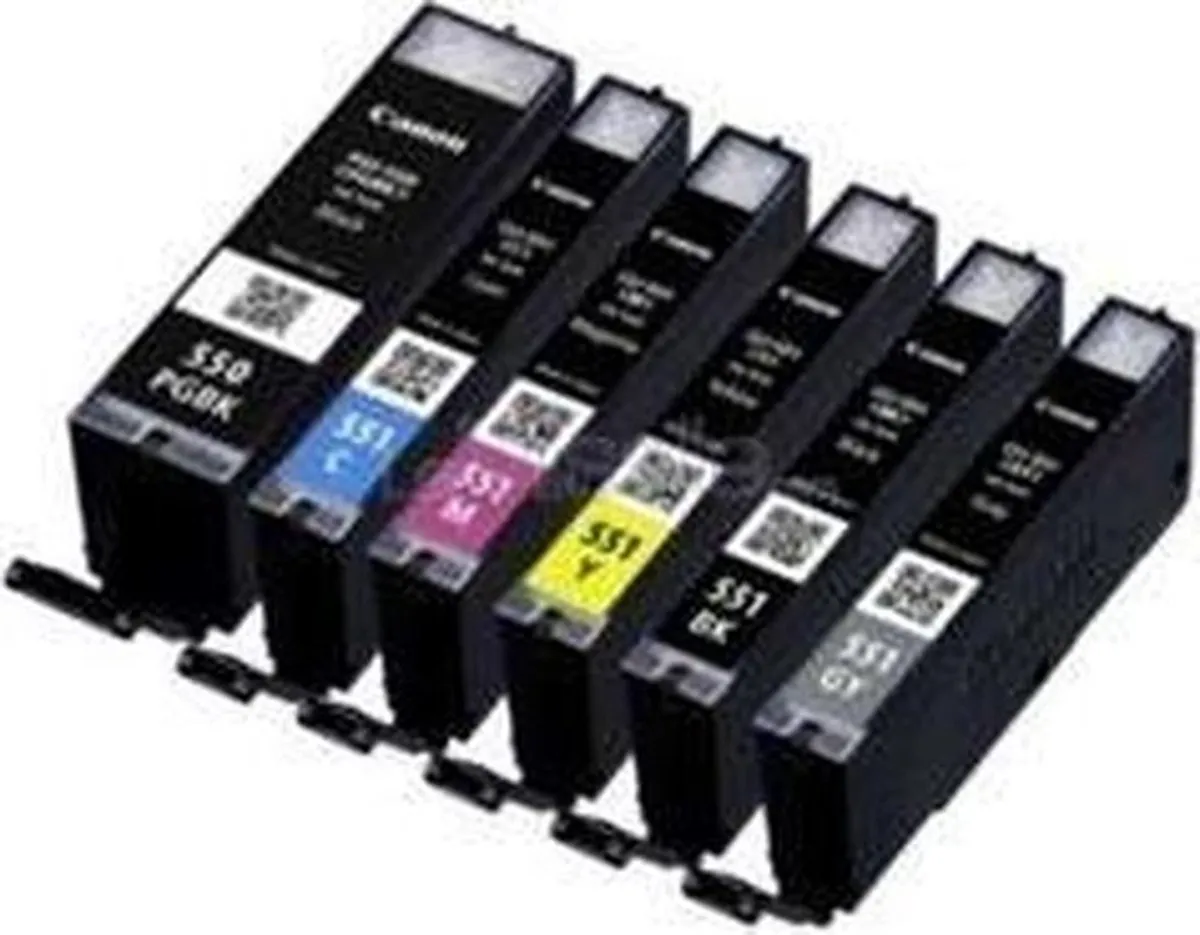 Canon PGI-550/CLI-551 Inktcartridges - 600 pagina's - 15ml