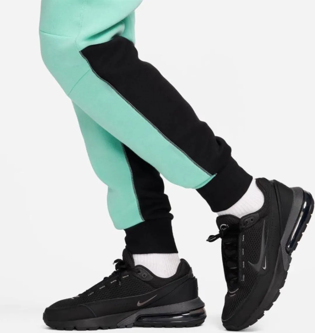Nike Tech Fleece Joggingbroek L - Zwart/Groen