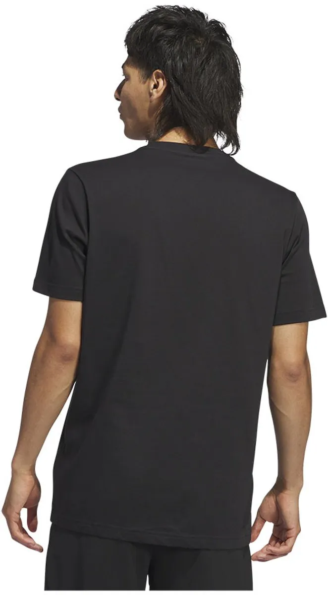 Adidas Hoops Logo T-shirt - Zwart S