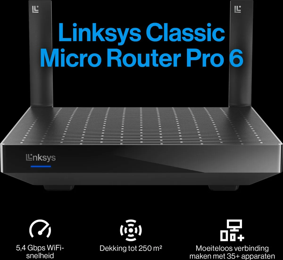 Linksys Classic Micro Router Pro 6 AX5400 - Wit