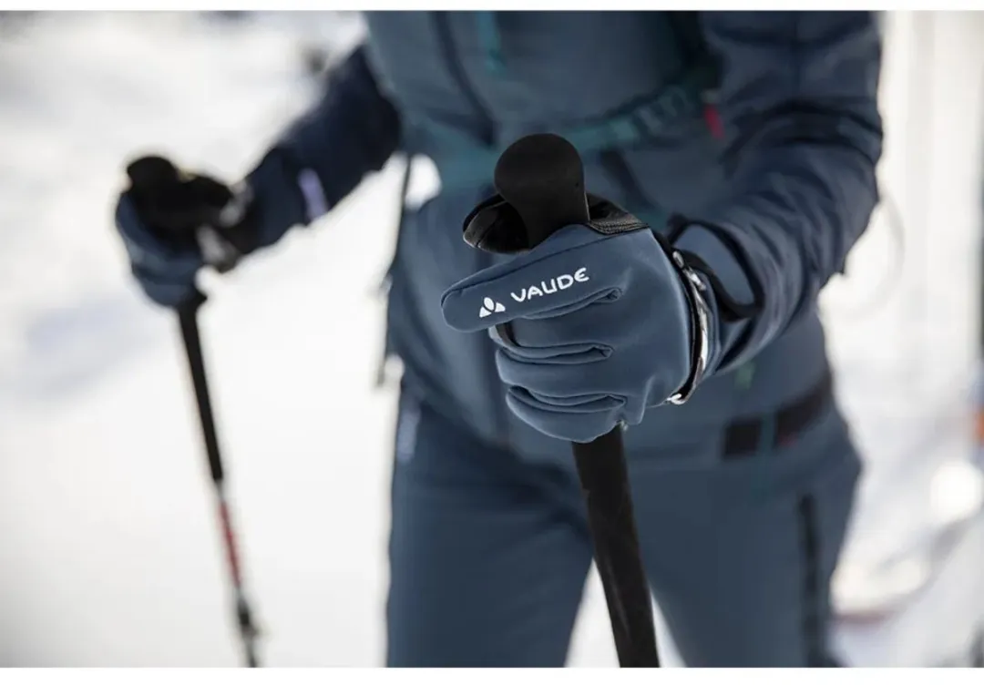 Vaude Lagalp Softshell II Handschoenen - Maat 6 - Zwart