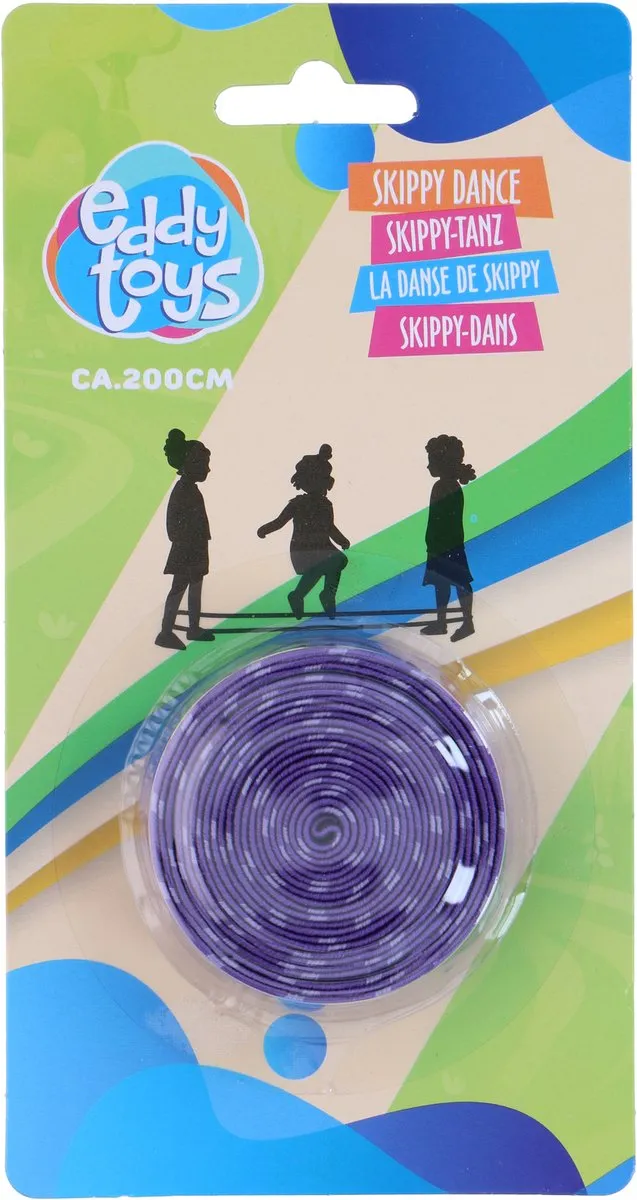 Eddy Toys Skippy Dance Springelastiek 200cm - 1 Stuk
