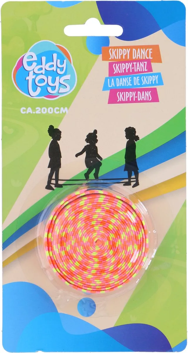Eddy Toys Skippy Dance Springelastiek 200cm - 1 Stuk