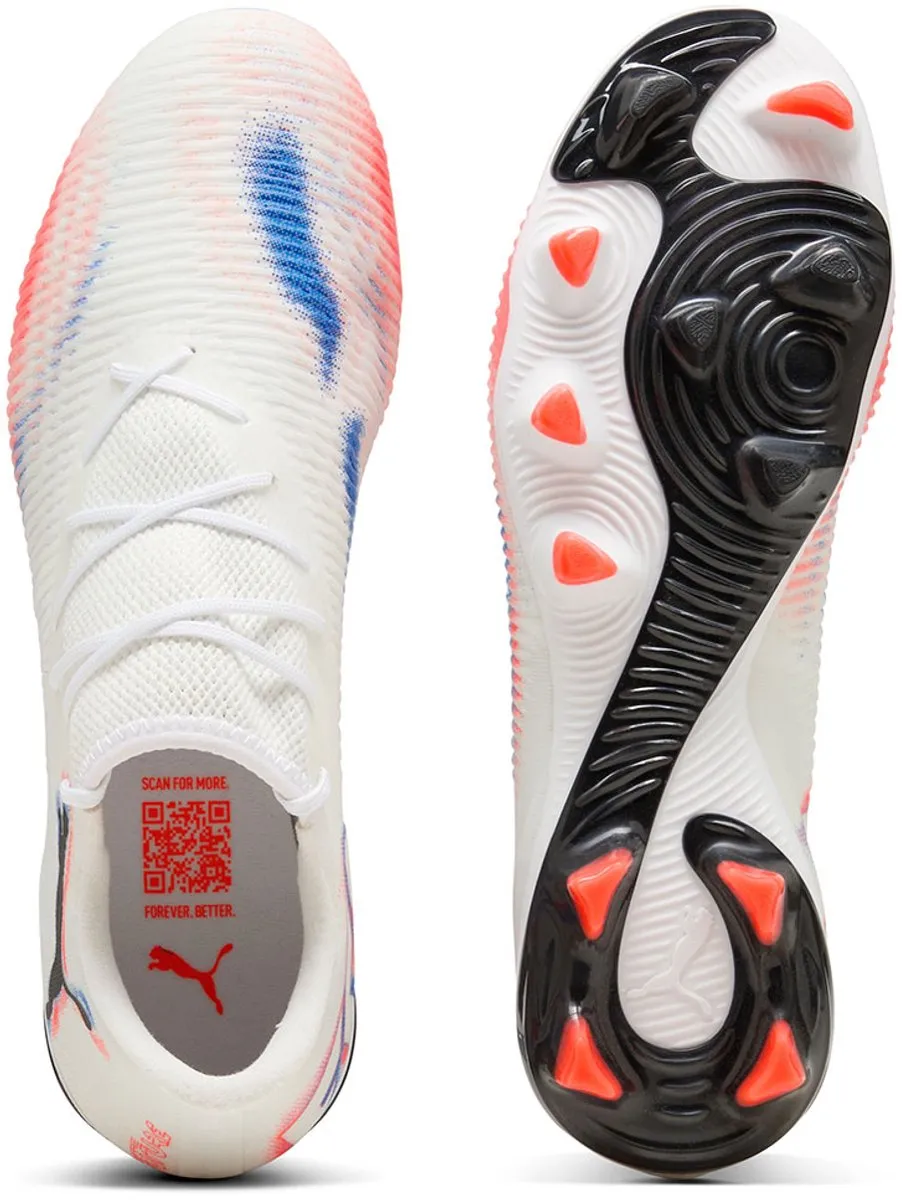 PUMA Future 8 Match Low FG/AG Voetbalschoenen 46 - Wit