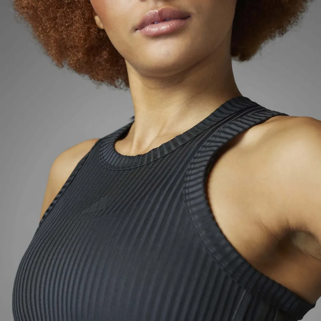 Adidas Performance Tonal 3-Stripes Tanktop - Dames - Zwart - XS