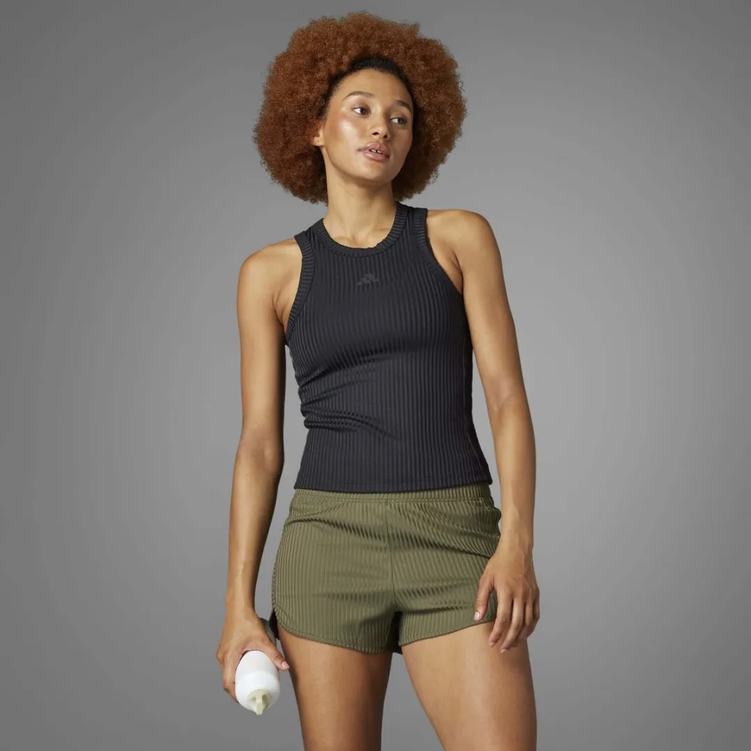 Adidas Performance Tonal 3-Stripes Tanktop - Dames - Zwart - XS