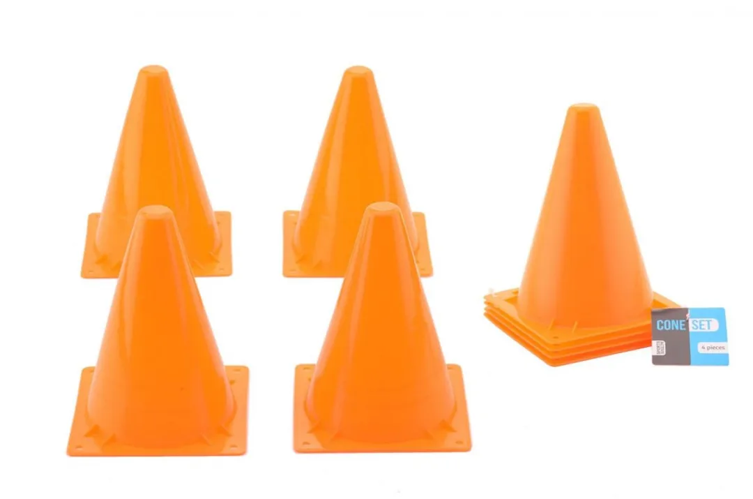 Johntoy Sportpionnen Oranje 17cm - 24 Stuks