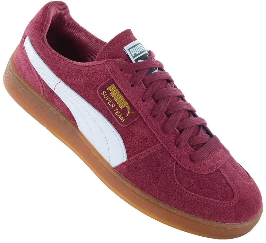 PUMA Super Team Suede Heren Sneakers - Rood - Maat 45
