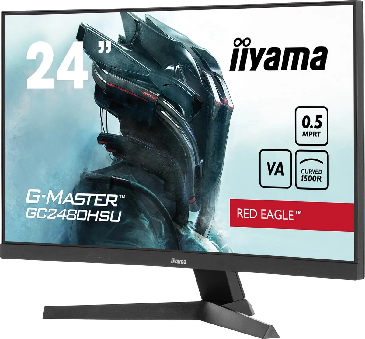 iiyama G-Master GC2480HSU-B1 Curved Monitor 24" - Full HD 180Hz
