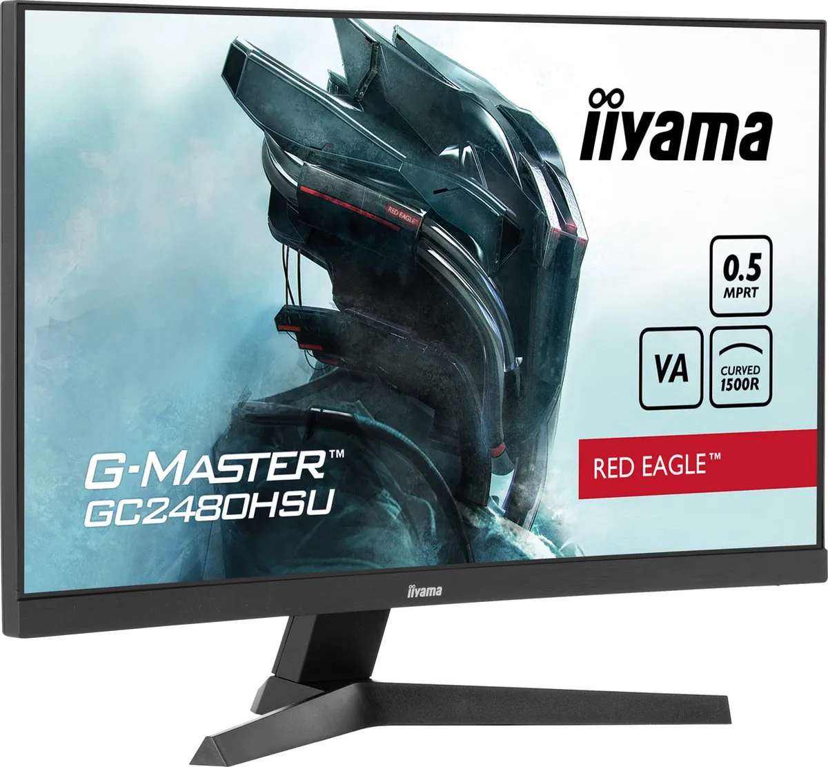 iiyama G-Master GC2480HSU-B1 Curved Monitor 24" - Full HD 180Hz