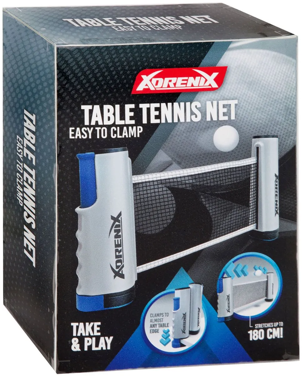 Toi-Toys Adrenix Tafeltennisnet 100cm - Grijs - afbeelding 6 van 6