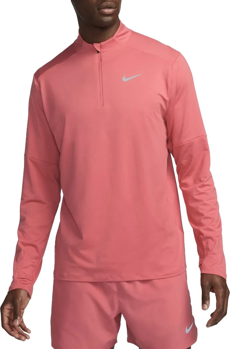 Nike Dri-FIT Element Half-Zip LS Sportshirt DD4756-655 - XL - Roodroze