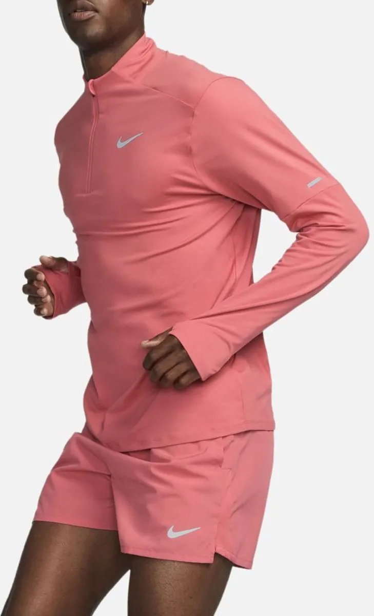 Nike Dri-FIT Element Half-Zip LS Sportshirt DD4756-655 - XL - Roodroze