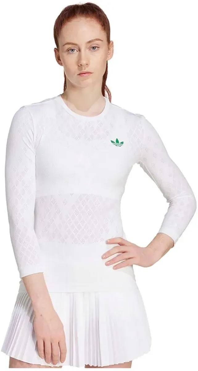 Adidas Pro Climacool T-shirt 3/4 mouw - L - Wit