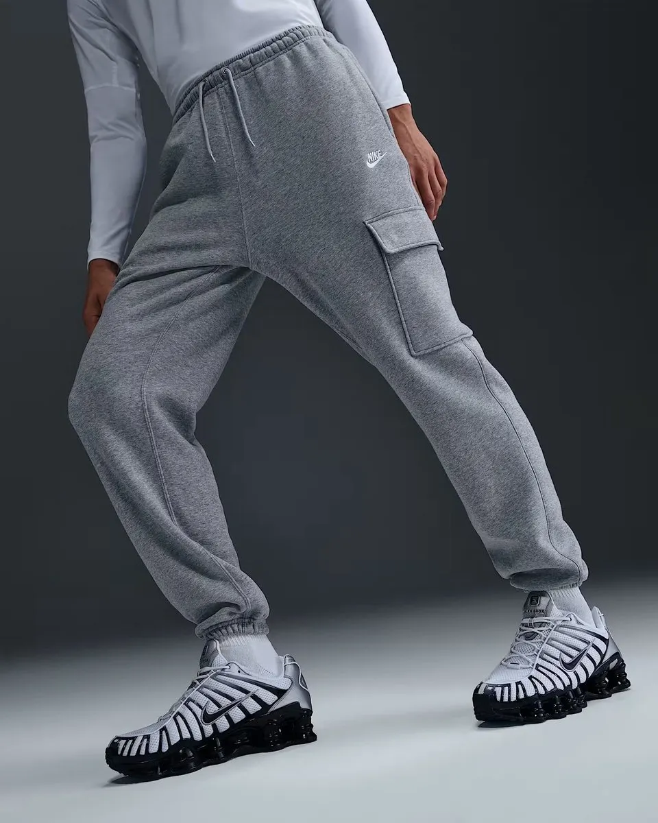 Nike Club BB Cargo Pant FN3805-063 - Heren Sportpantalon Grijs XL