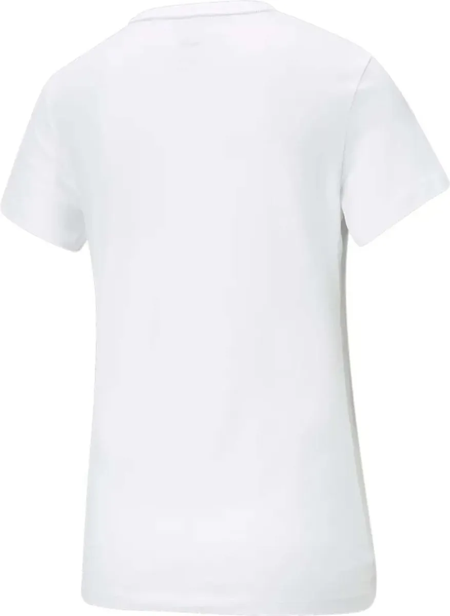 PUMA Ess Klein Logo-T-shirt M - Wit