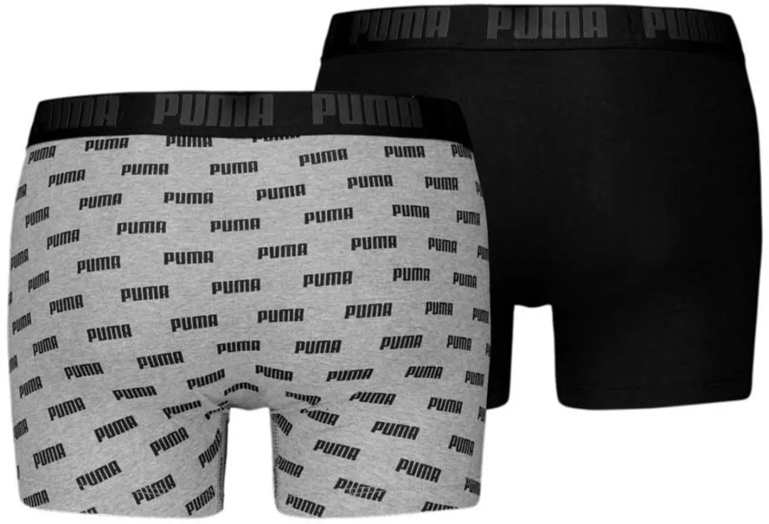 PUMA Men Everyday AOP Print Boxer - Grijs