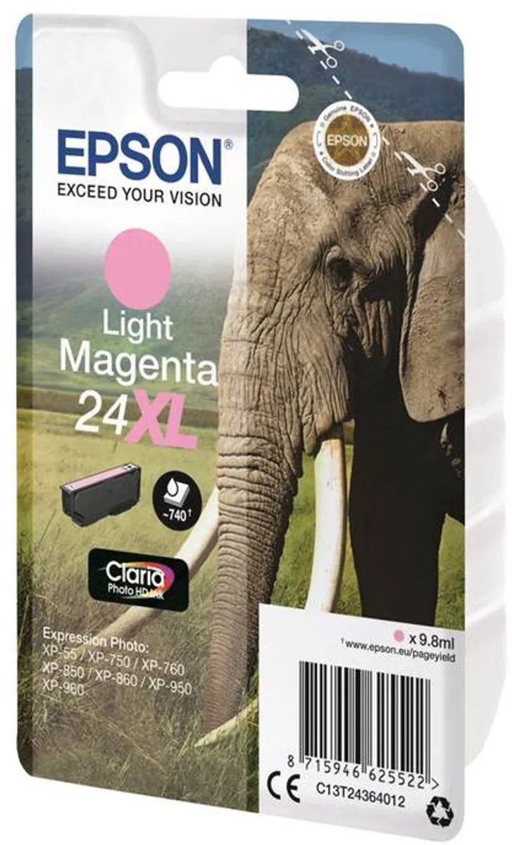 Epson 24 C13T24234010 Inktcartridge - Magenta 4.6ml