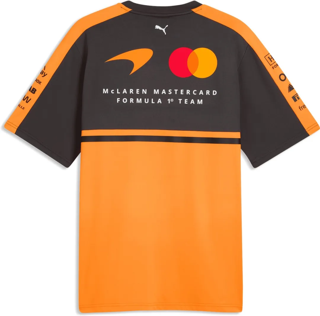 PUMA McLaren Teamline Kids Shirt 140 - Papaya