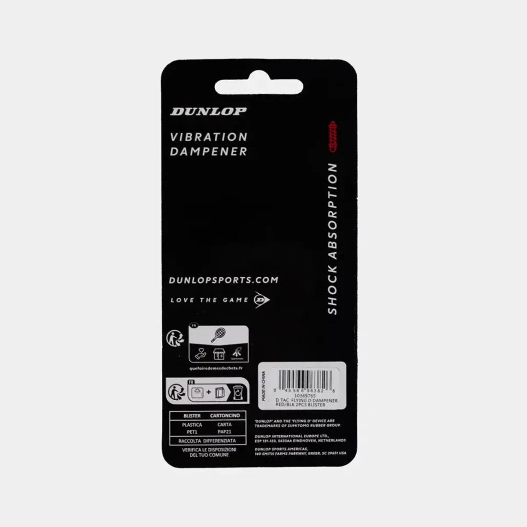 Dunlop D TAC FLYING D Dempers - Rood/Zwart