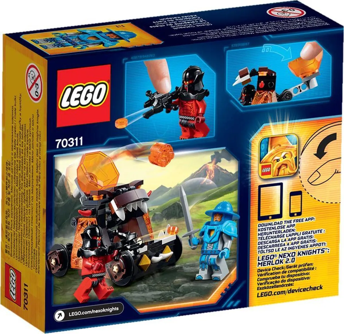 LEGO NEXO KNIGHTS Chaos Katapult 70311 - Blauw - afbeelding 2 van 6