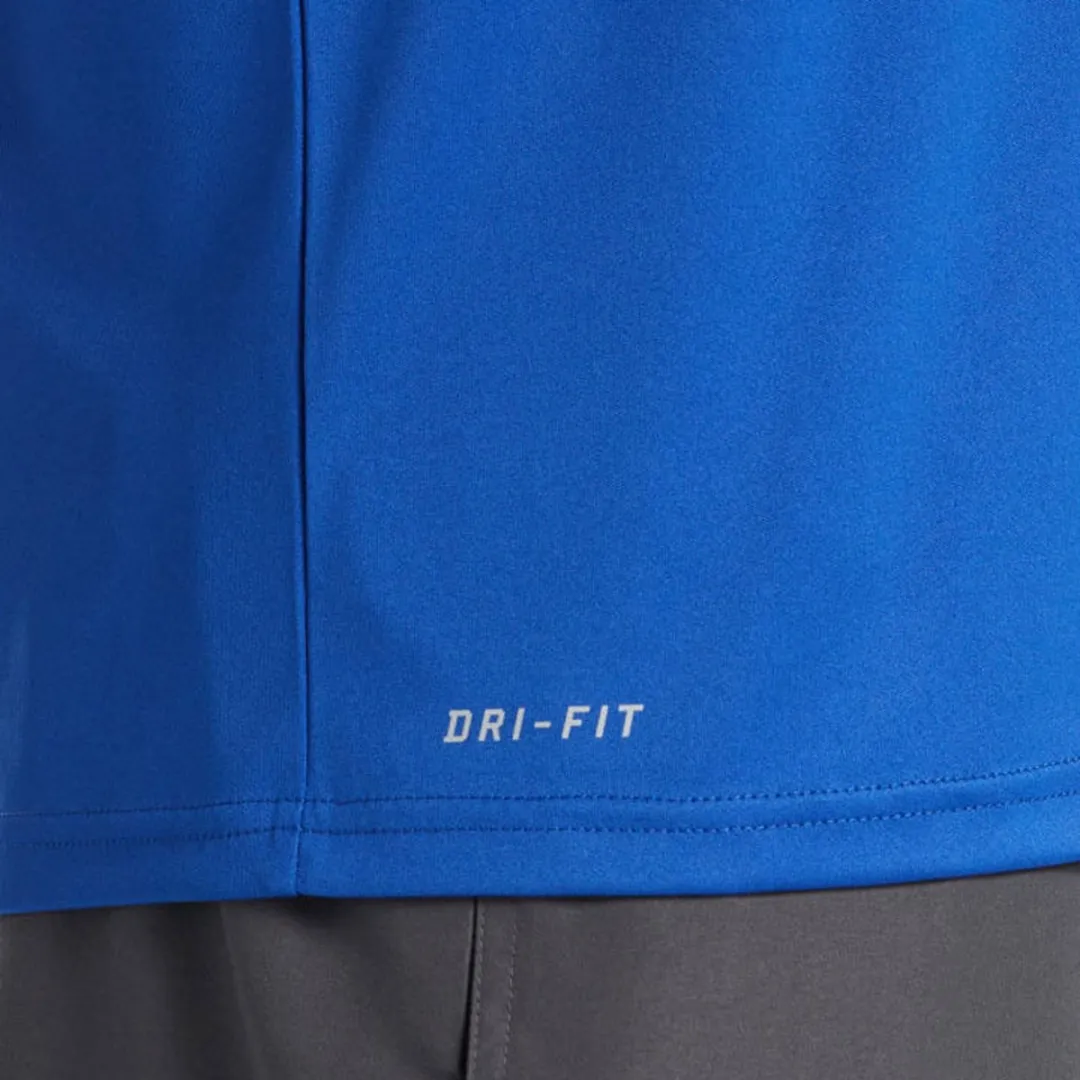 Nike Essential Short Sleeve Hydroguard Shirt NESSA586-494 - XXL - Blauw