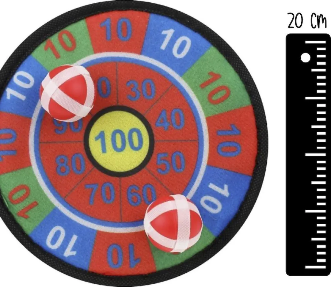 Toi-Toys Dartbord Klittenband 18cm