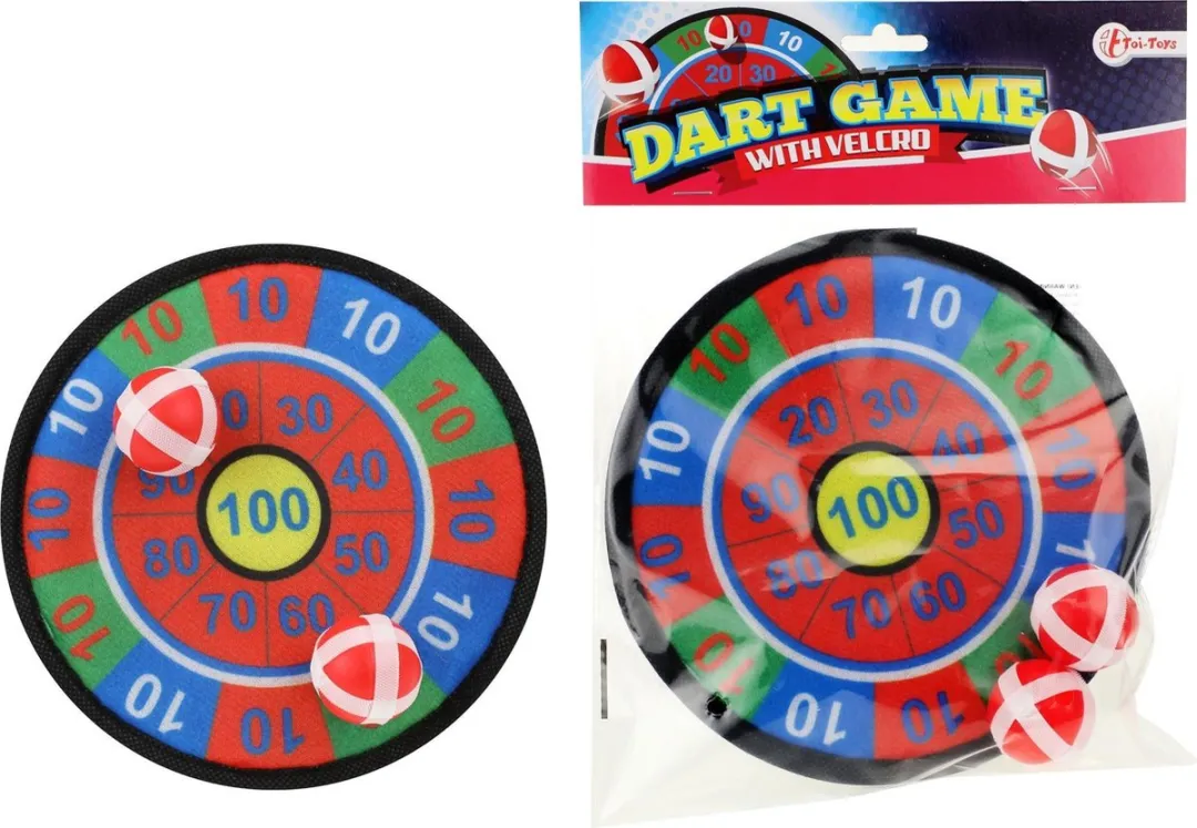 Toi-Toys Dartbord Klittenband 18cm - 62548A