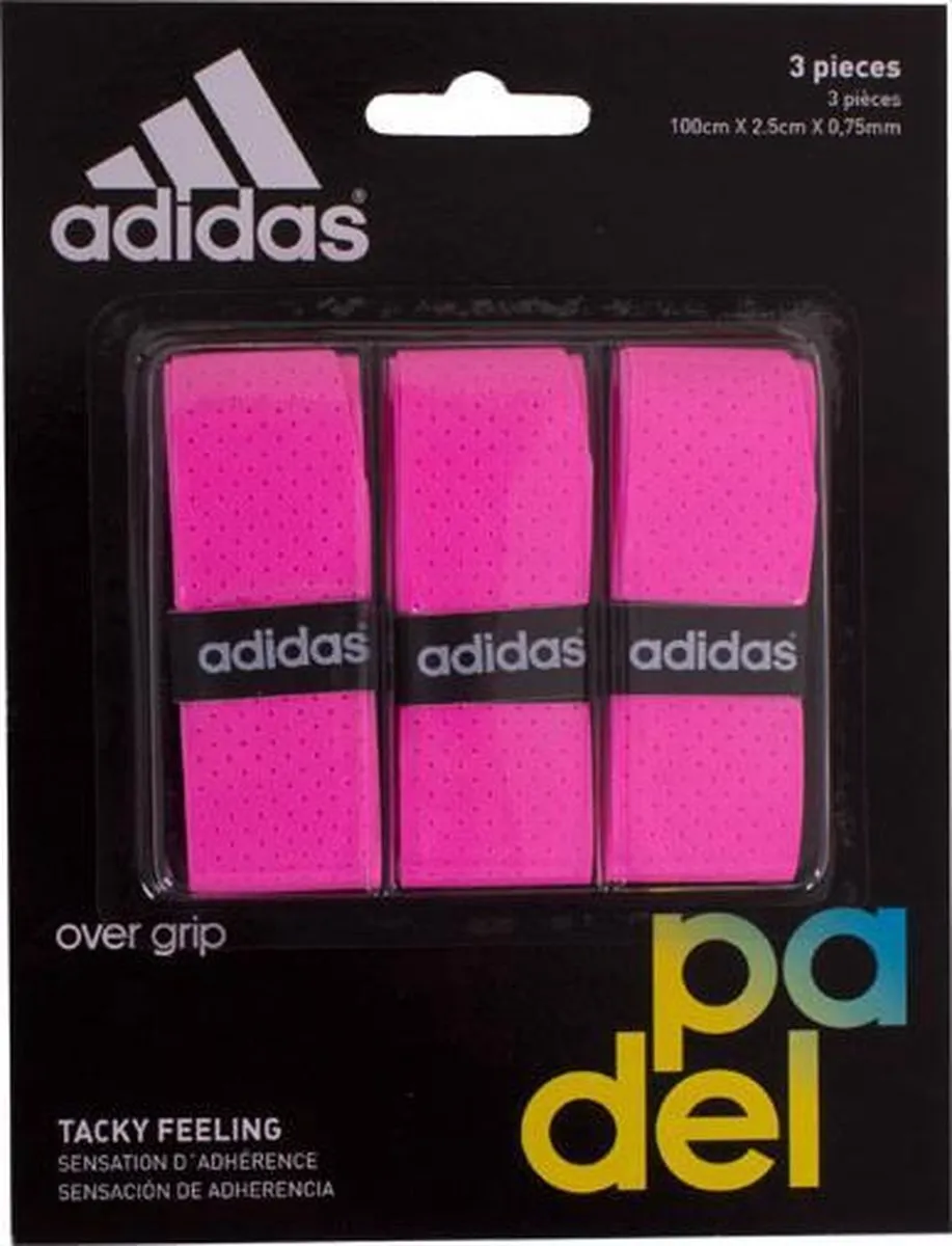 adidas Set Overgrip Padel 3 Stuks Roze - afbeelding 2 van 2