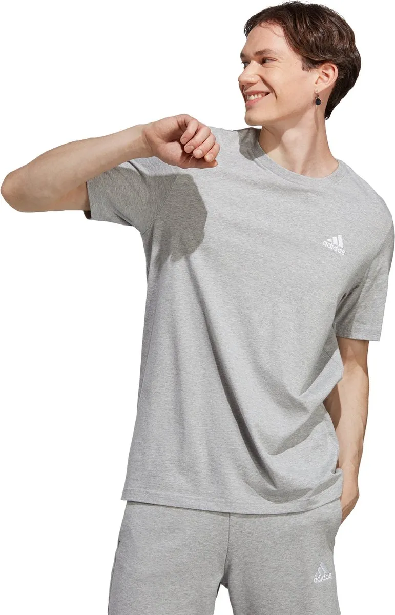 adidas Sportswear Essentials T-Shirt Grijs IC9288 - S