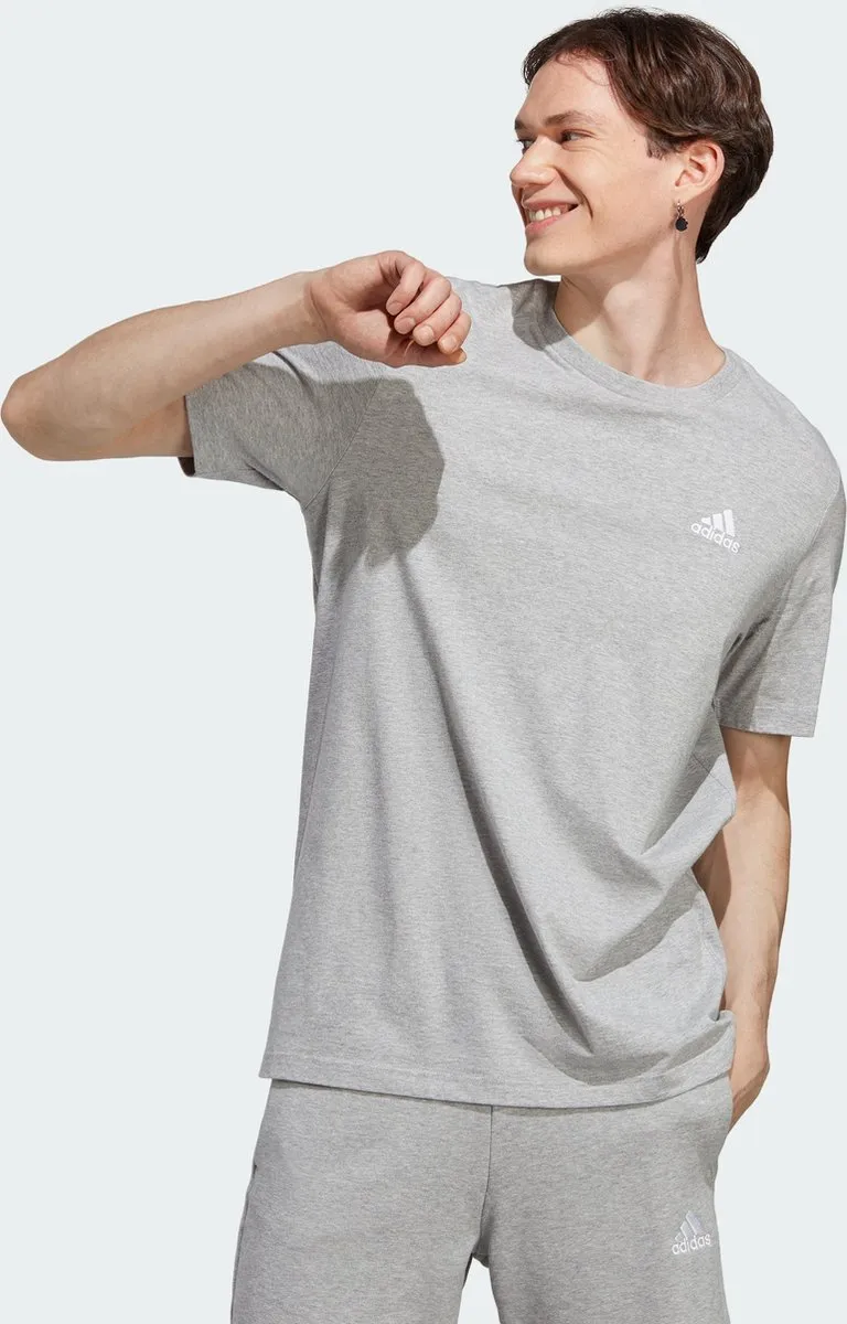 adidas Sportswear Essentials T-Shirt Grijs IC9288 - S