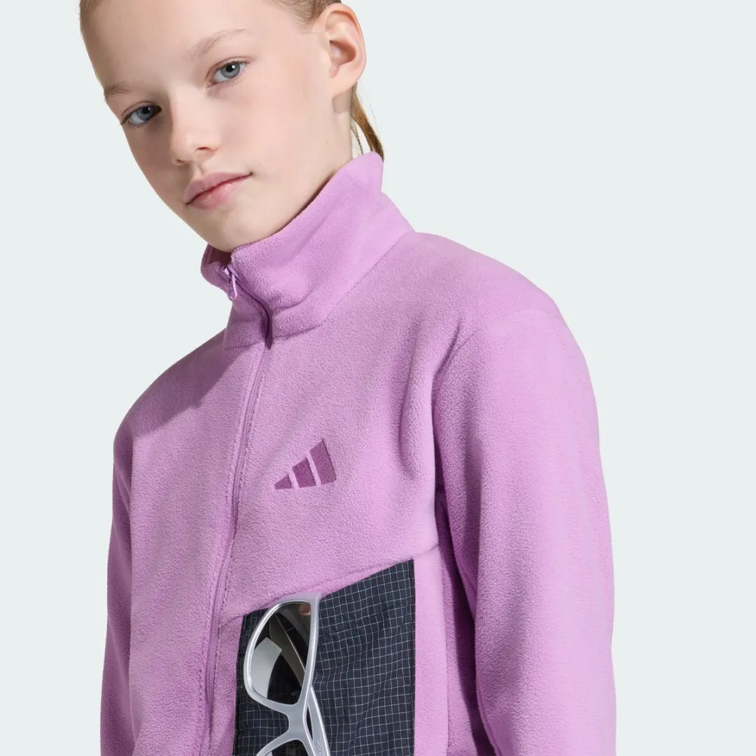 Adidas Terrex Multi Fleece Kids - Paars 176 - afbeelding 6 van 6