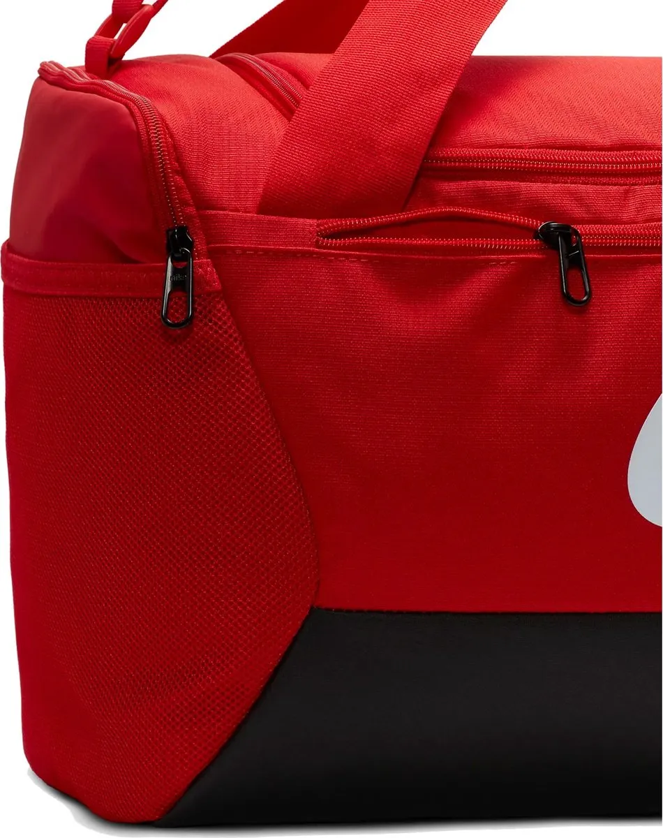 Nike Brasilia 9.5 Duffeltas - 41L - Rood/Wit/Zwart