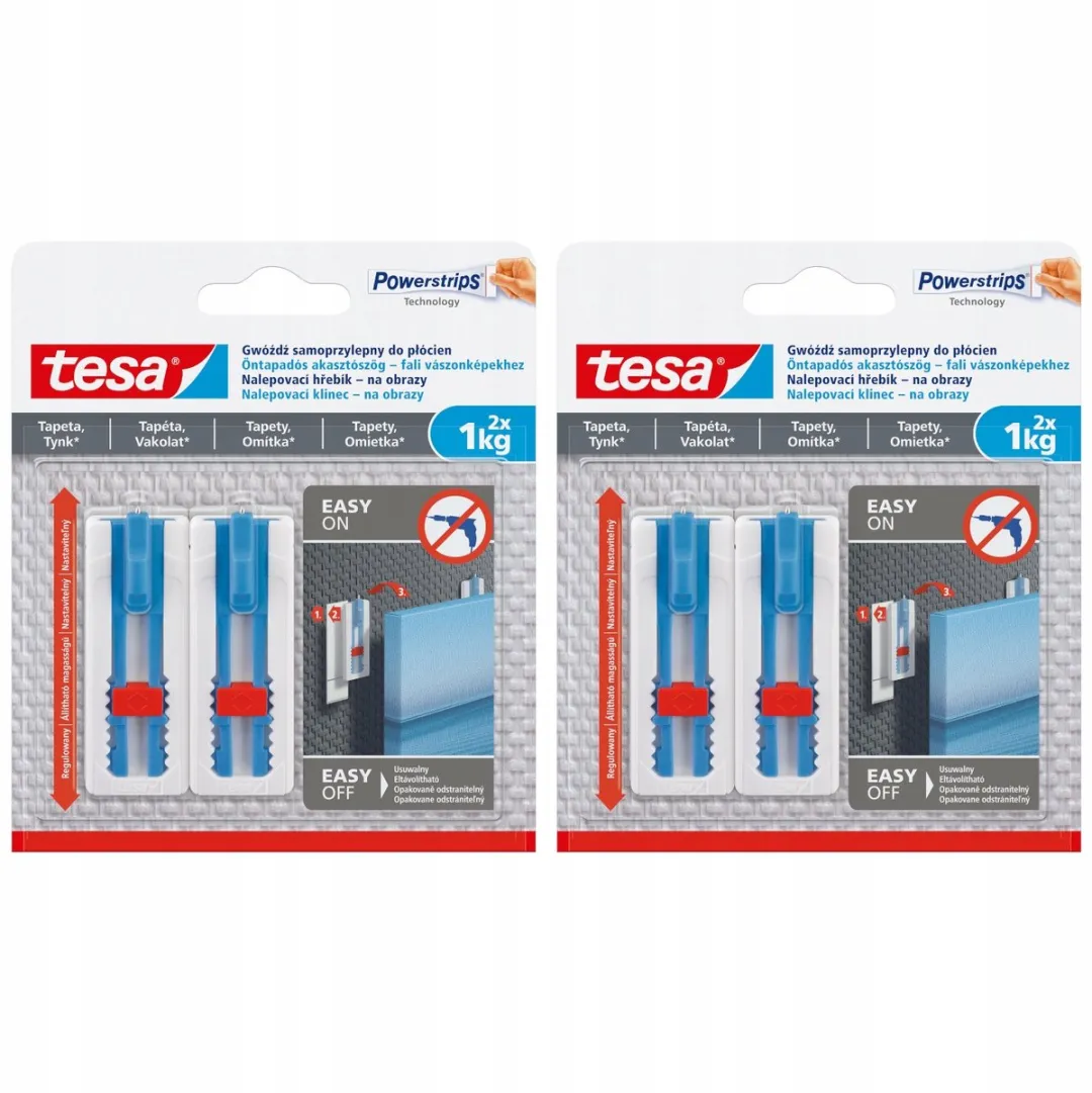 Tesa Zelfklevende Spijkers 2x1kg