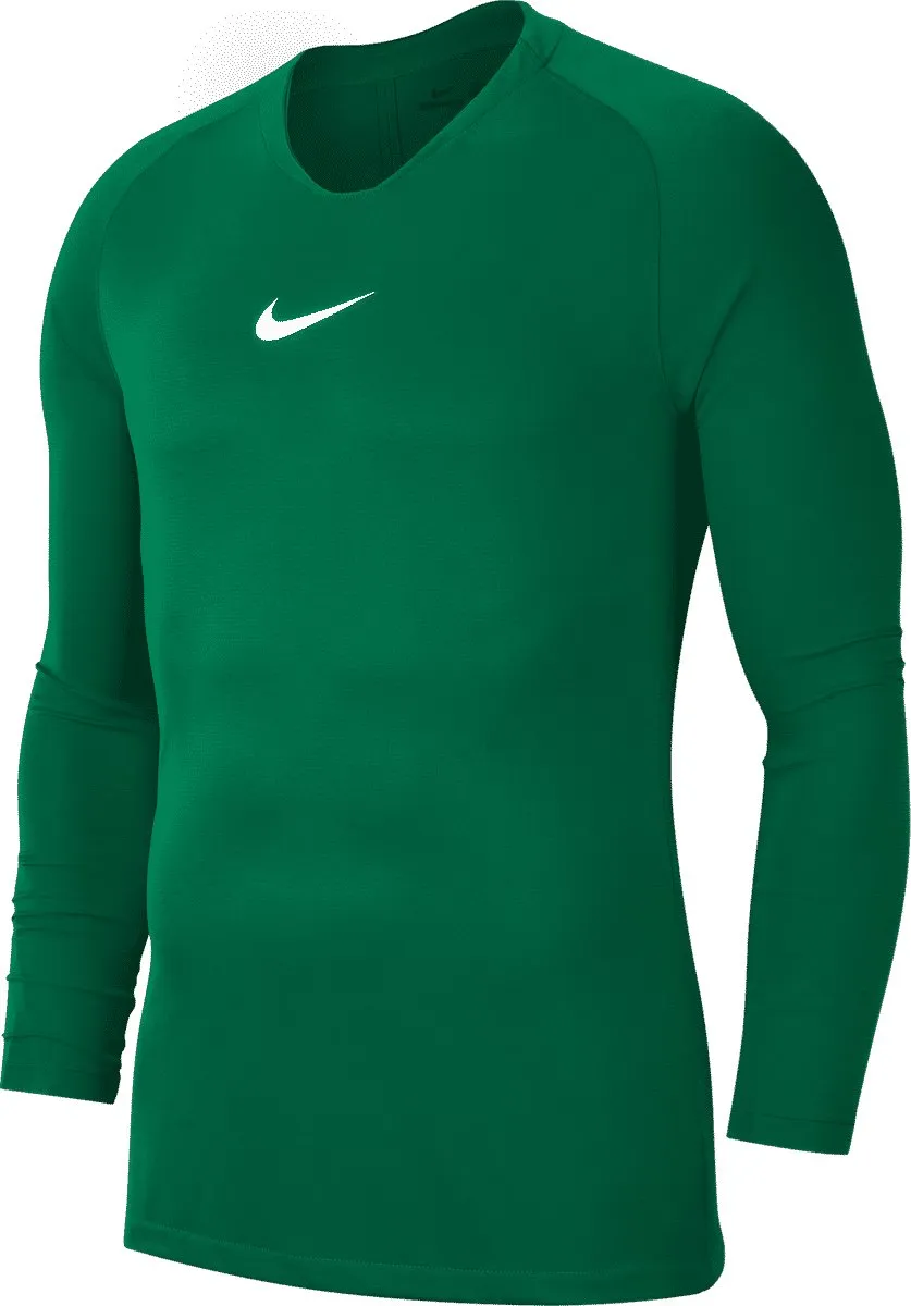 Nike Park First Layer Shirt Lange Mouw Kinderen - 164 - Donker Groen